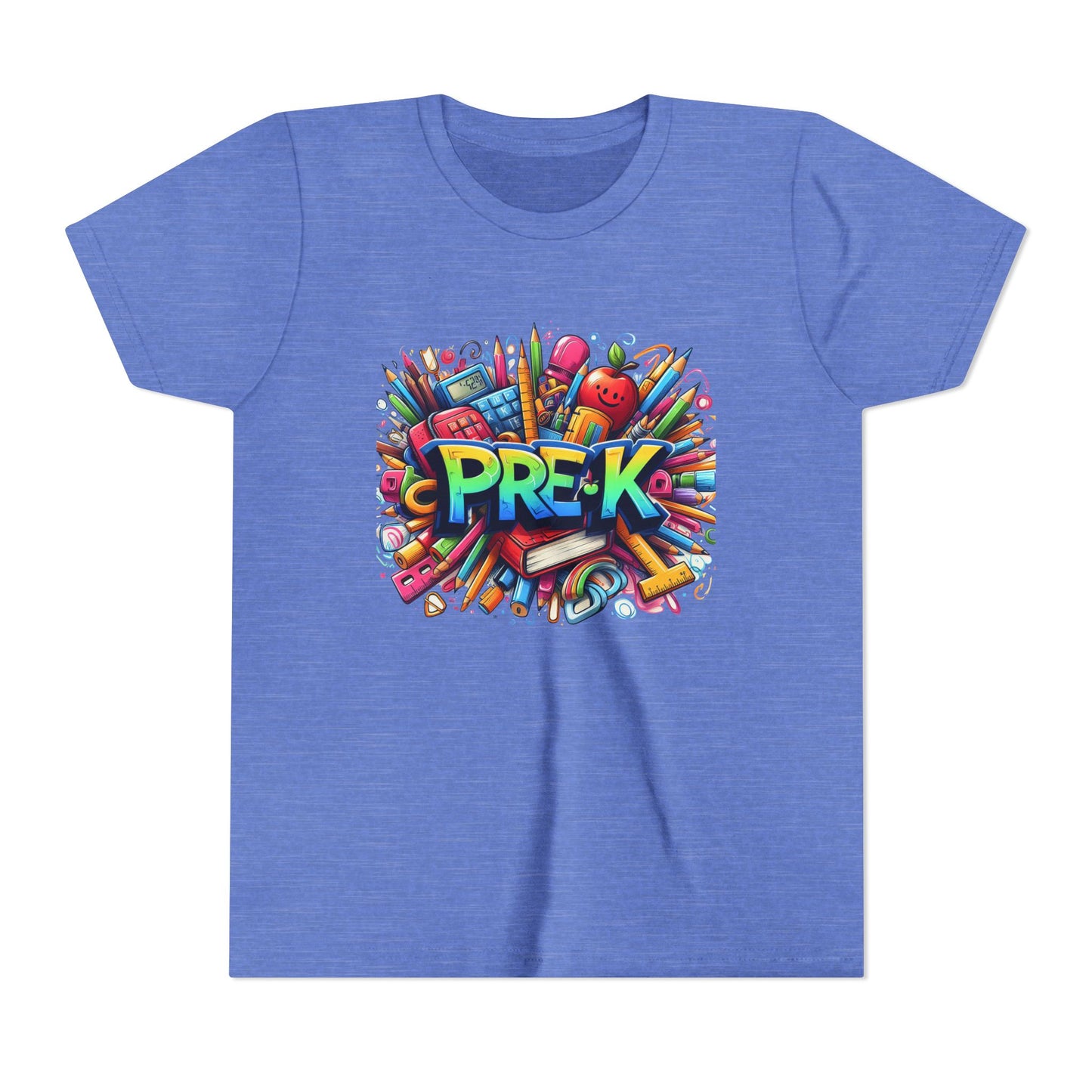 PRE-K Kids Tee — Colorful Back-to-School Pre-K Shirt for Preschoolers