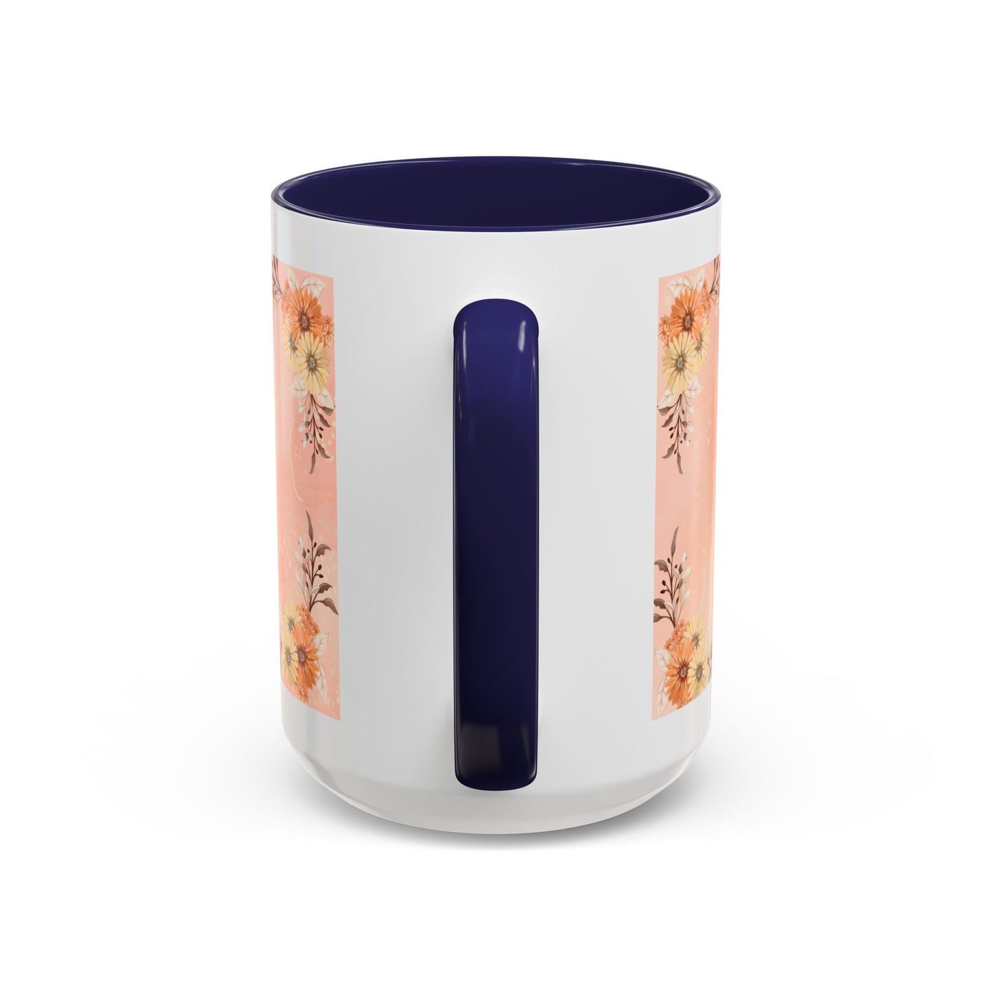 Mom Floral Accent Coffee Mug – Pink Butterfly Mother's Day Gift (11/15oz)