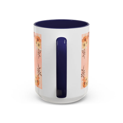 Mom Floral Accent Coffee Mug – Pink Butterfly Mother's Day Gift (11/15oz)