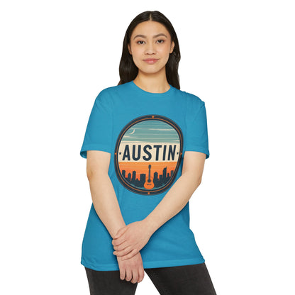 Austin Skyline Guitar T-Shirt