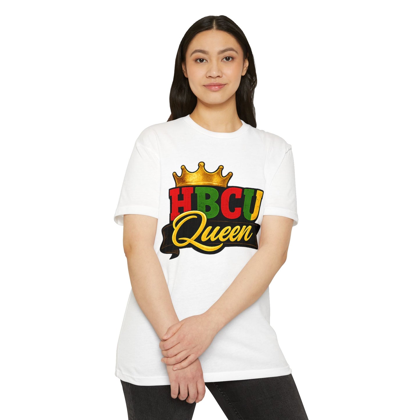 HBCU Queen T-Shirt — Retro Crown Black History Tee for College Pride