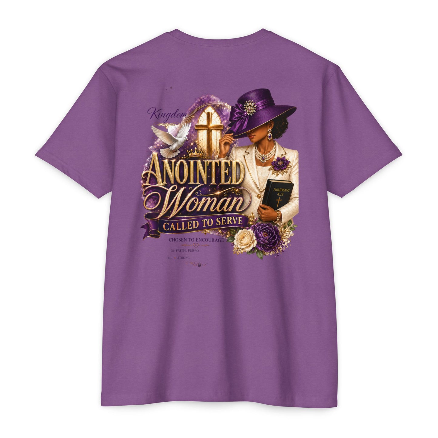 Anointed Woman T-Shirt — "Called to Serve" Christian Faith Tee