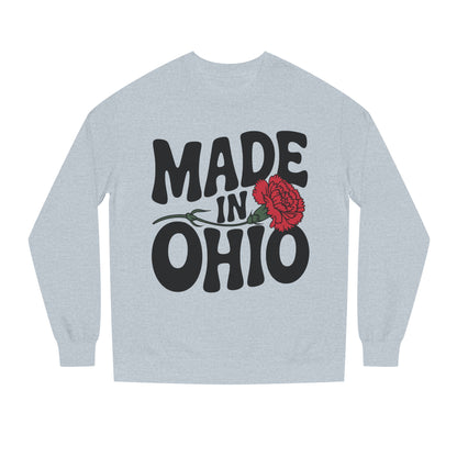 Made in Ohio Sweatshirt — Retro Floral State Pride Crewneck