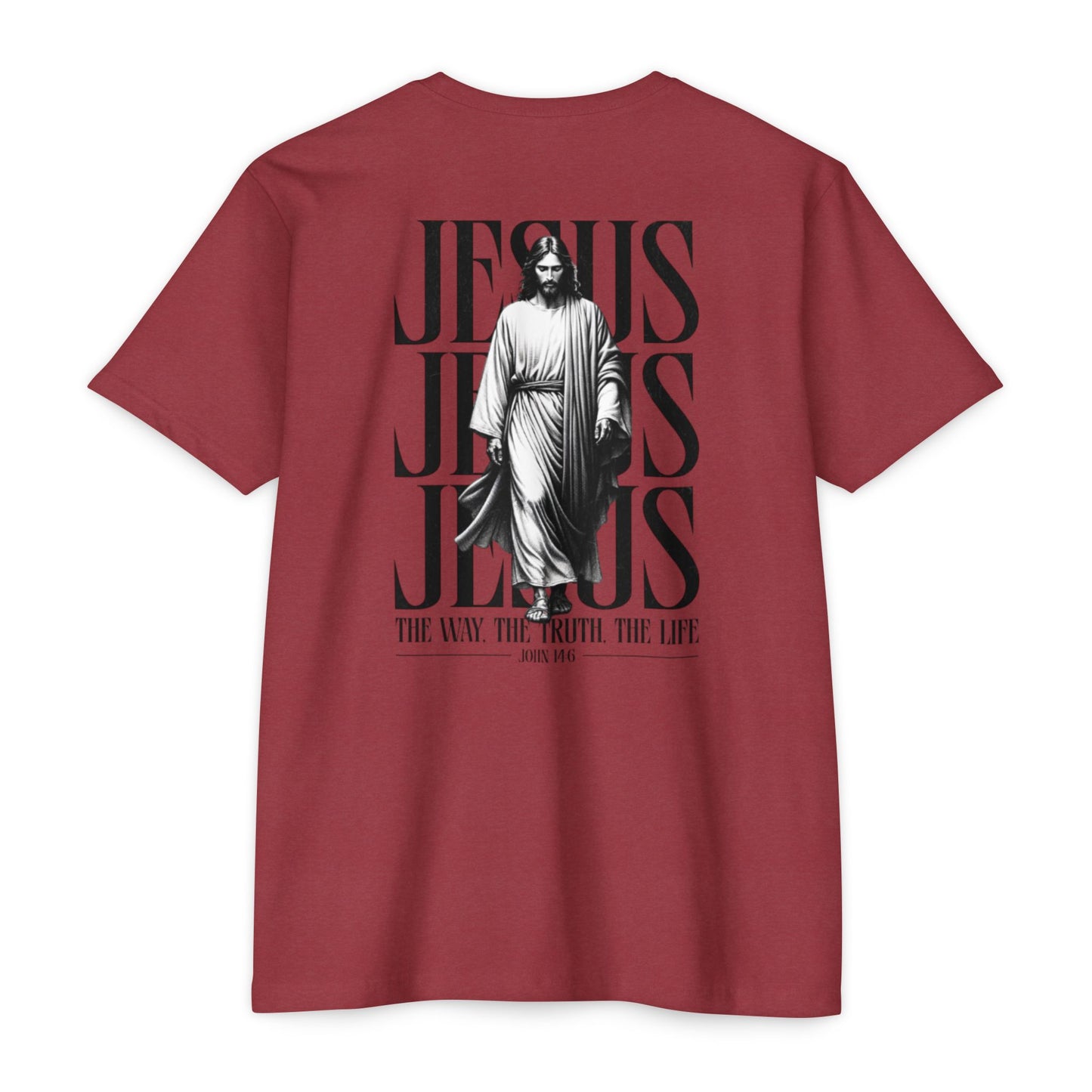 Jesus Graphic T‑Shirt — The Way The Truth The Life Faith Tee