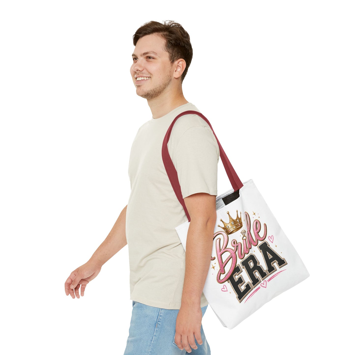 Bride Era Tote Bag — Bachelorette Bride Crown Tote for Bridal Shower & Wedding Weekend