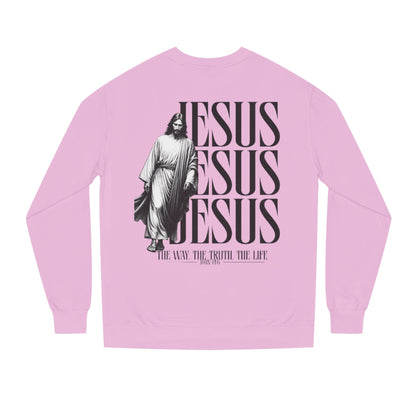 Jesus Crewneck Sweatshirt – The Way The Truth The Life Religious Pullover