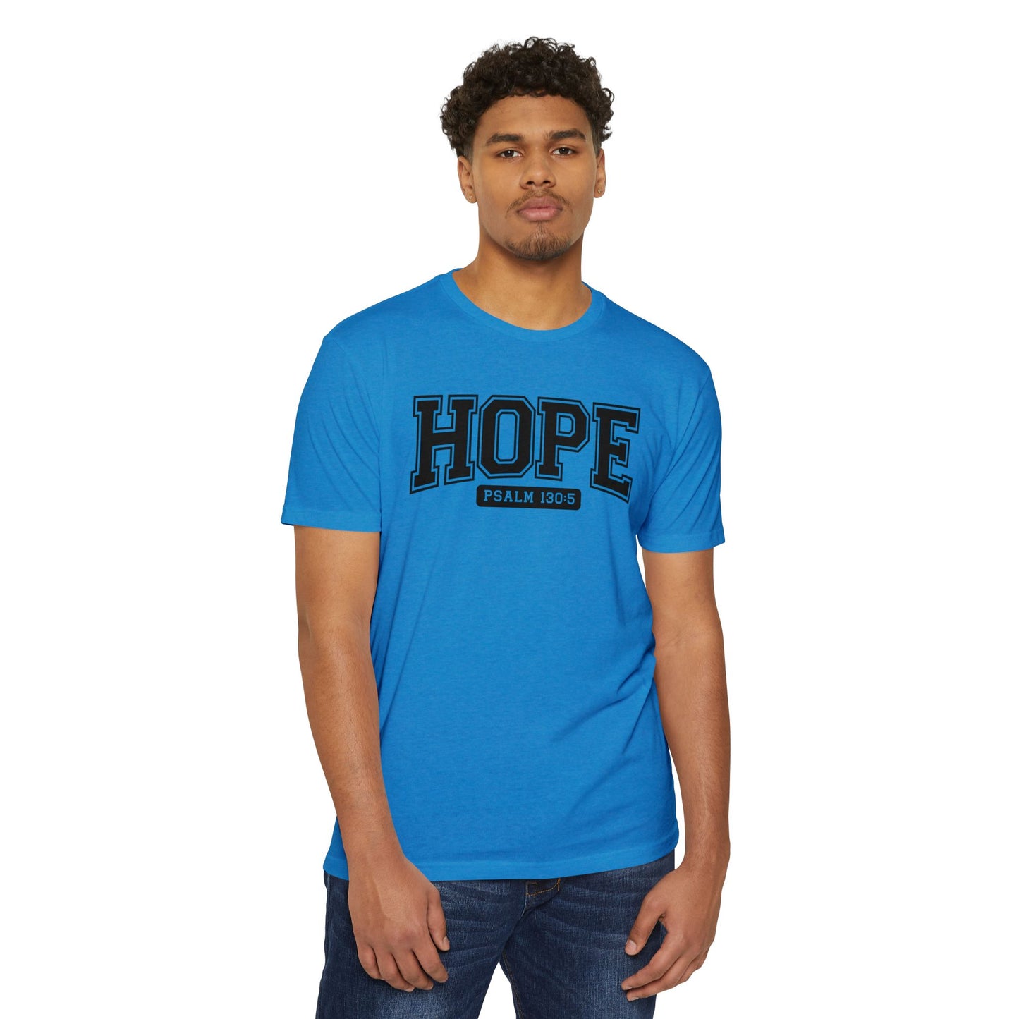 Hope Psalm 130:5 T-Shirt — Inspirational Faith Tee