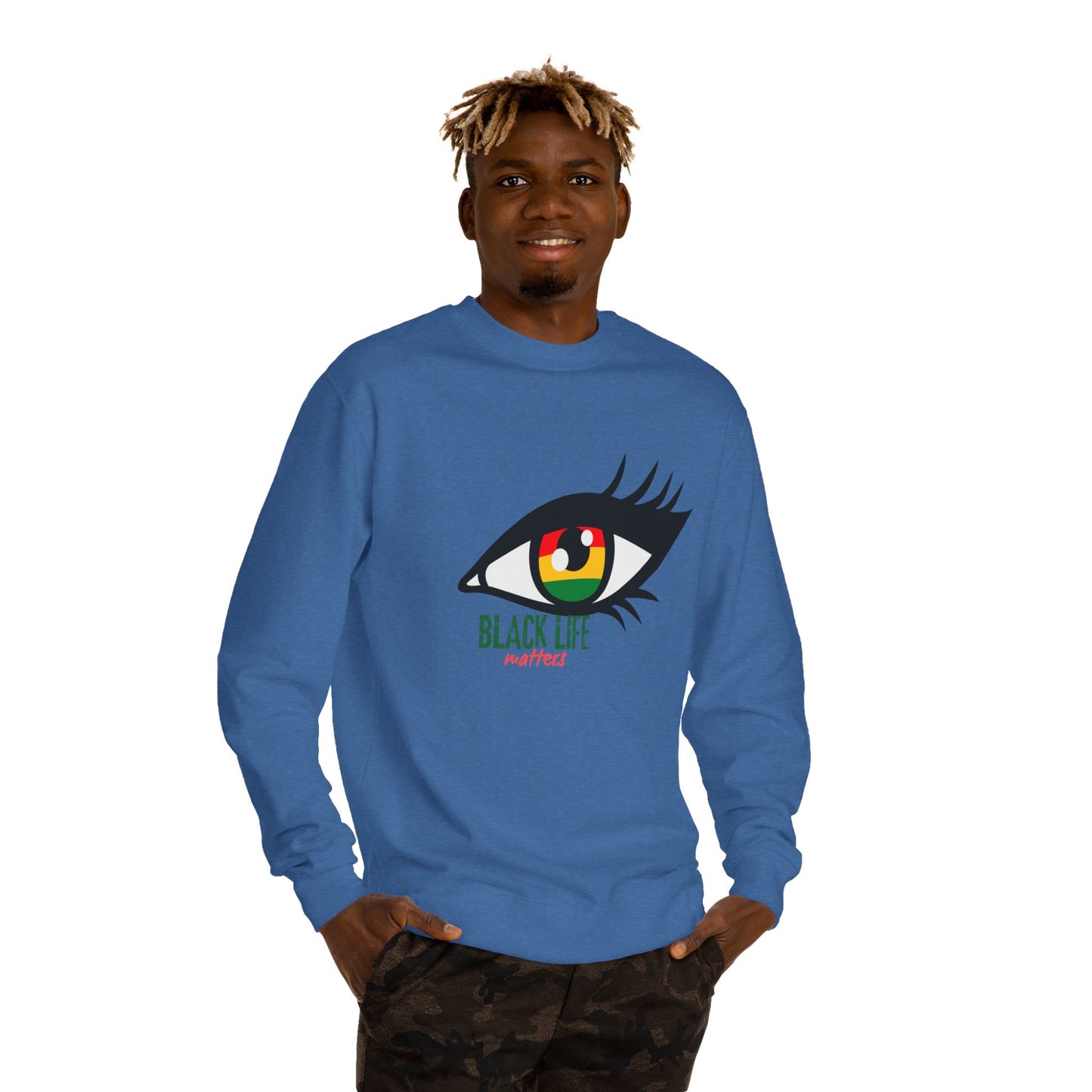 Black Life Matters Eye Graphic Sweatshirt