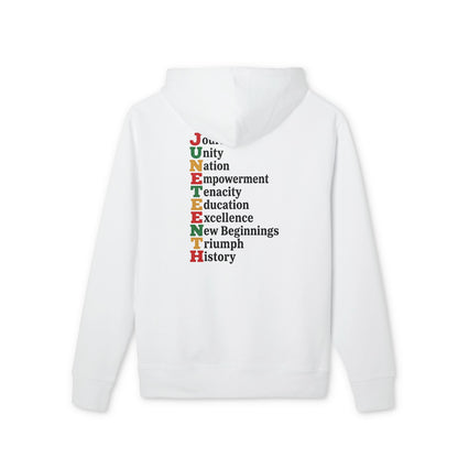 Juneteenth Acrostic Hoodie – Unity Empowerment Celebration Sweatshirt