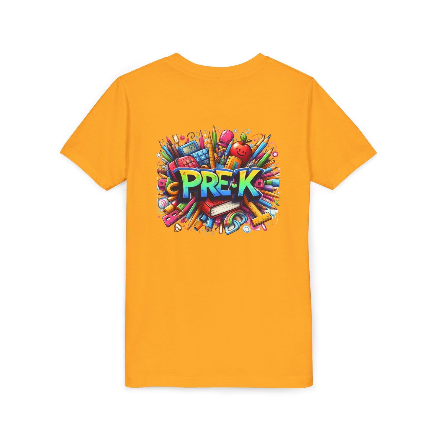 PRE-K Kids Tee — Colorful Back-to-School Pre-K Shirt for Preschoolers