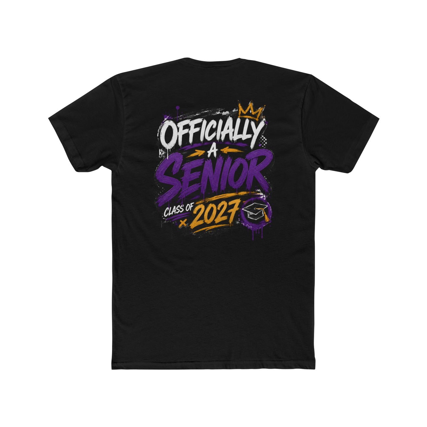 Officially A Senior Class of 2027 T-Shirt — Graduation Tee for High School Seniors