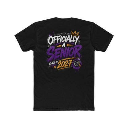 Officially A Senior Class of 2027 T-Shirt — Graduation Tee for High School Seniors