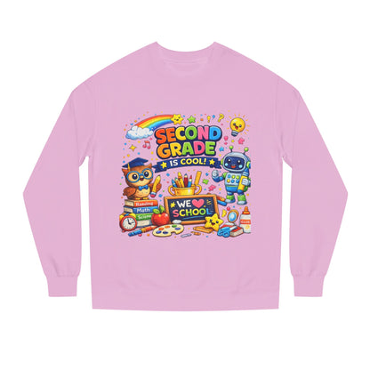 Second Grade Is Cool Sweatshirt – Cute School Kids Crewneck