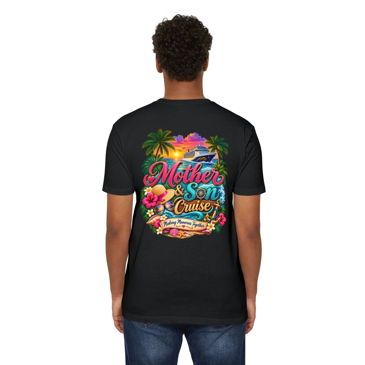 Mother & Son Cruise T-Shirt — Tropical Family Vacation Graphic Tee