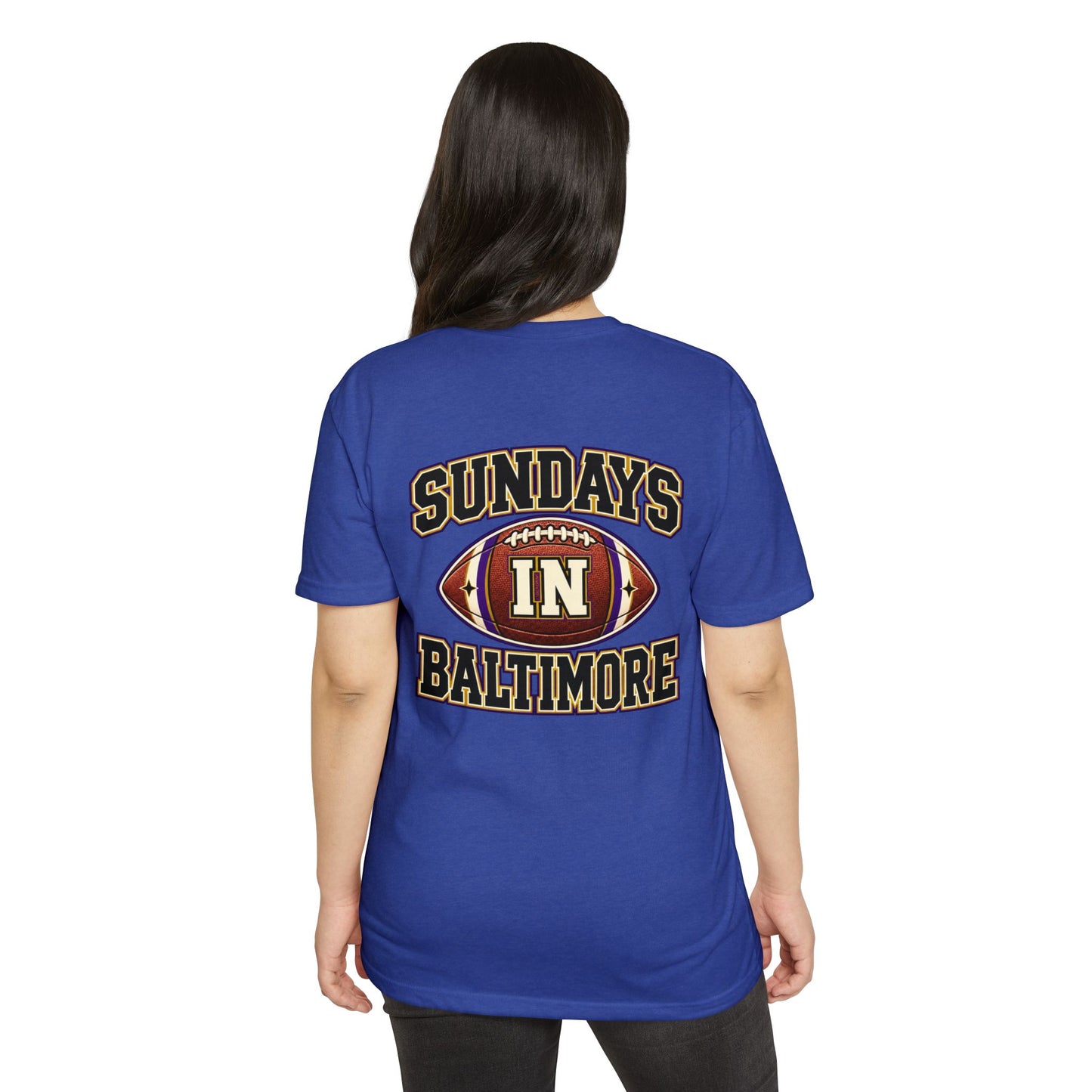 Sundays in Baltimore Football T‑Shirt