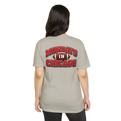 Mondays in Chicago Football T-Shirt