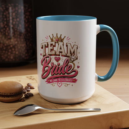 Team Bride Coffee Mug — 'Team Bride' Bachelorette Accent Mug (11/15oz)