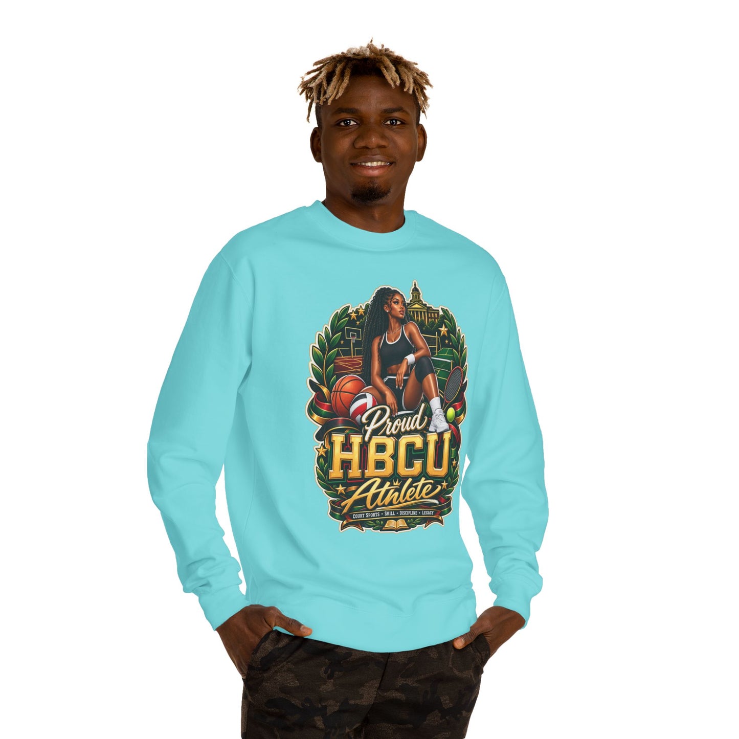Proud HBCU Athlete Crewneck Sweatshirt
