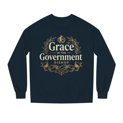 Grace in the Government Sweatshirt — Bishop Inspirational Christian Crewneck