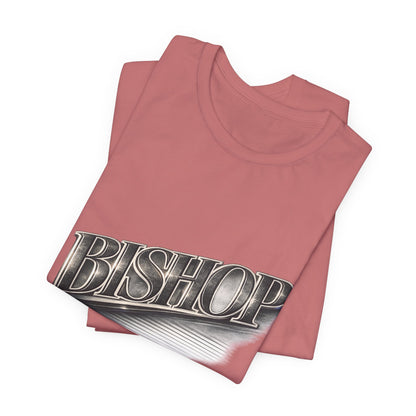 Bishop Retro Chrome Logo T‑Shirt