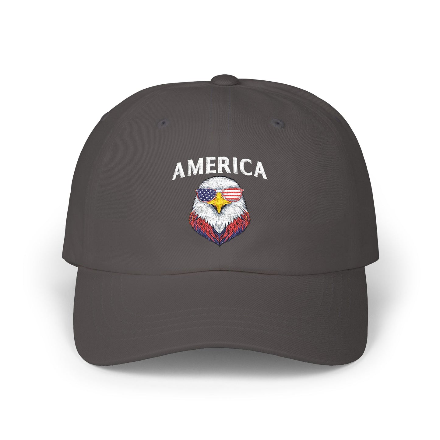 Dad Cap — Patriotic Eagle Embroidered Baseball Hat