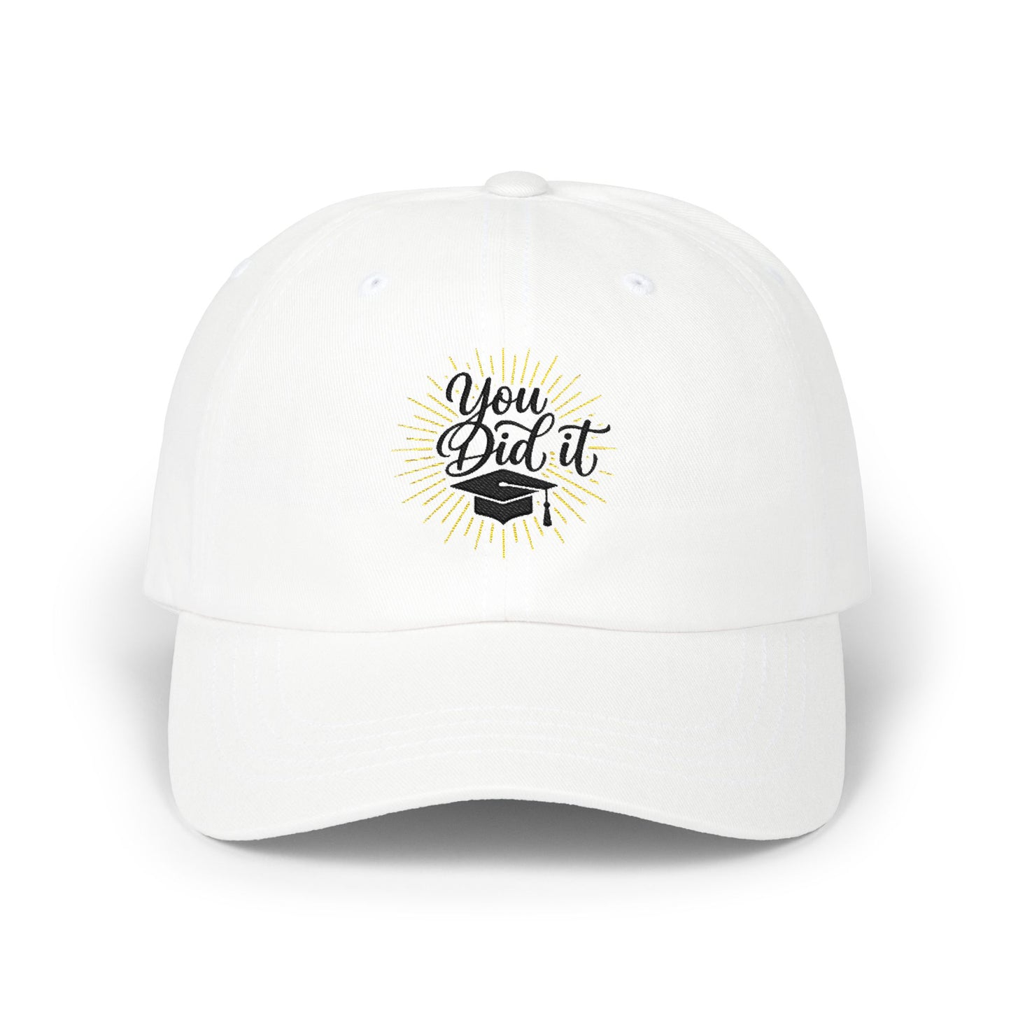 You Did It Graduation Dad Cap — Embroidered Congrats Graduate Hat
