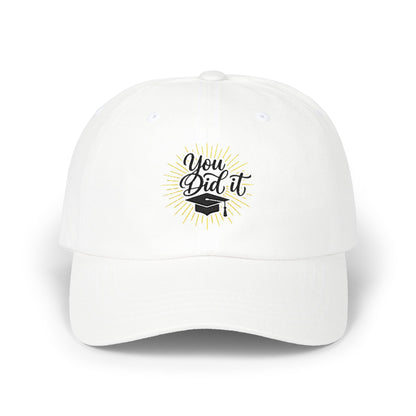 You Did It Graduation Dad Cap — Embroidered Congrats Graduate Hat