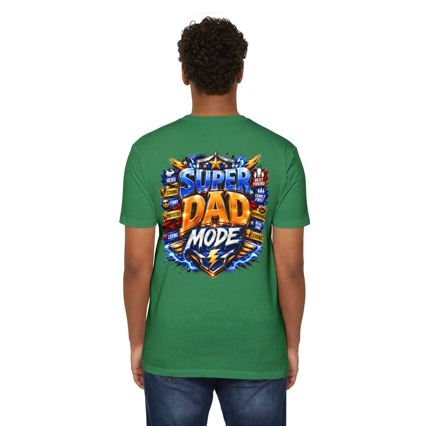Super Dad Mode T-Shirt — Bold Father’s Day Graphic Tee