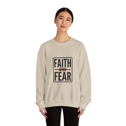 Faith Over Fear Sweatshirt | hometown pride, city basketball