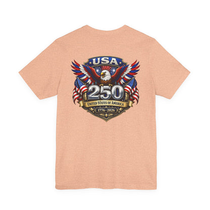 USA 250th Eagle T-Shirt — 1776–2026 Patriotic American Independence Tee
