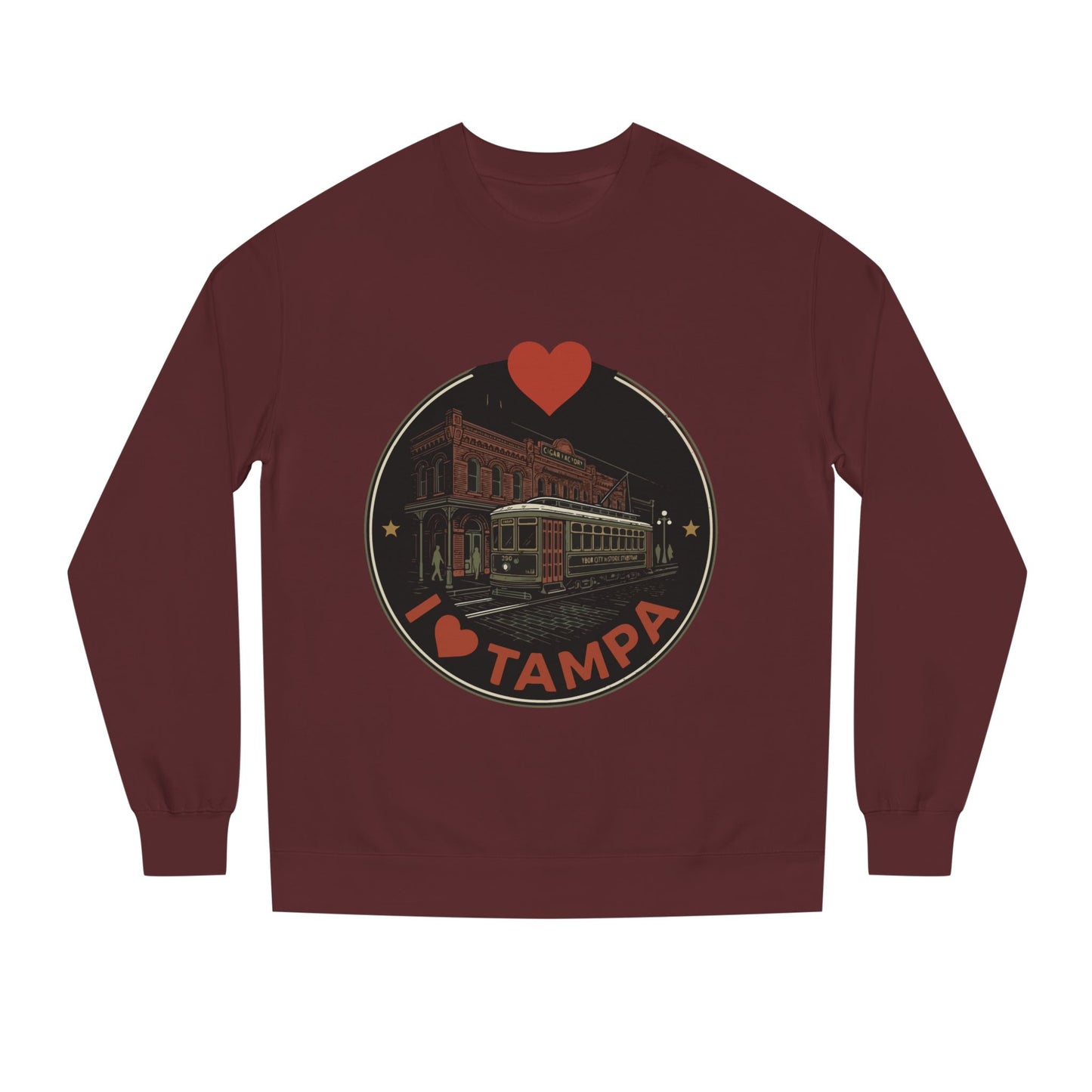 Tampa Sweatshirt — I  Tampa Vintage Streetcar Crewneck