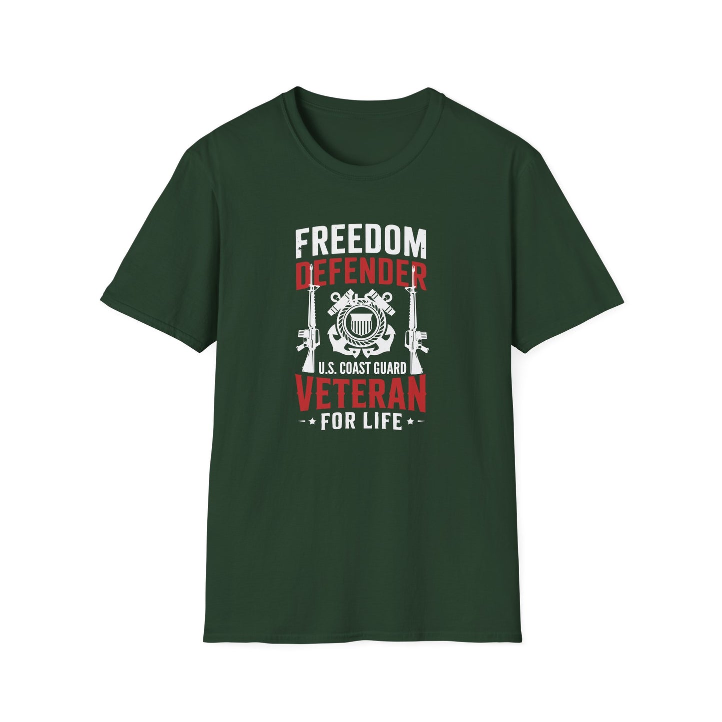 Freedom Defender U.S. Coast Guard Veteran T-Shirt