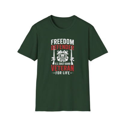 Freedom Defender U.S. Coast Guard Veteran T-Shirt