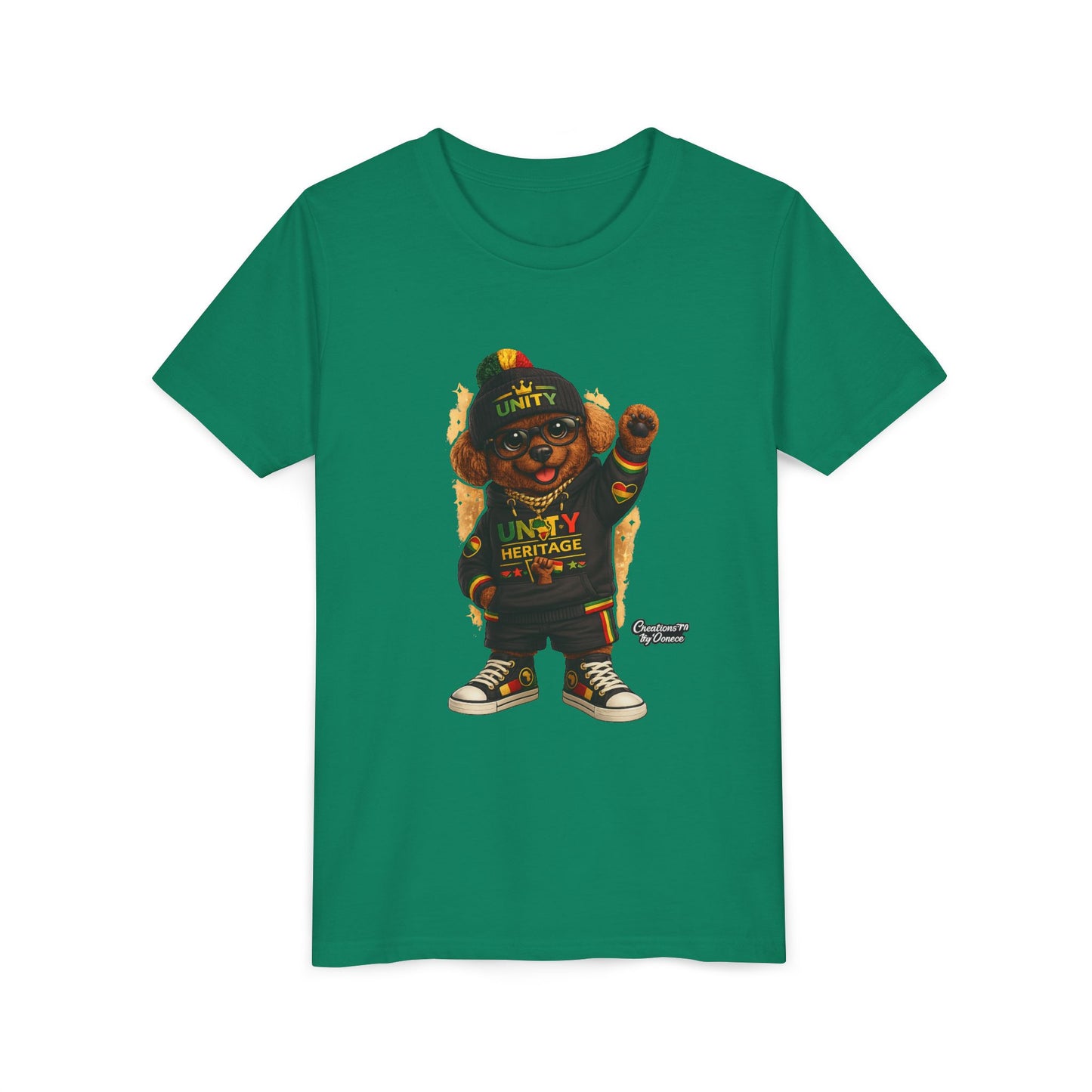 Kids Unity Heritage Tee — Youth Short Sleeve Shirt with 'Unity' Design