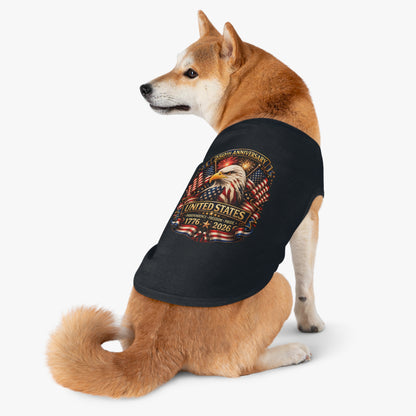 Patriotic Pet Tank — 250th United States Anniversary Eagle (1776–2026)