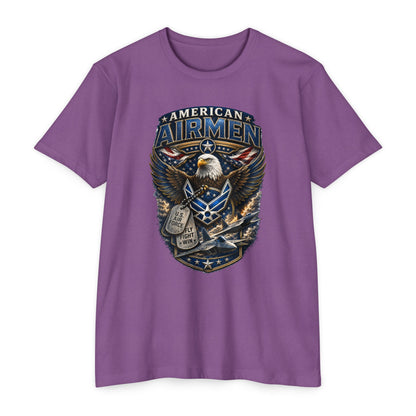 American Airmen Eagle T-Shirt — Patriotic USA Air Force Graphic Tee