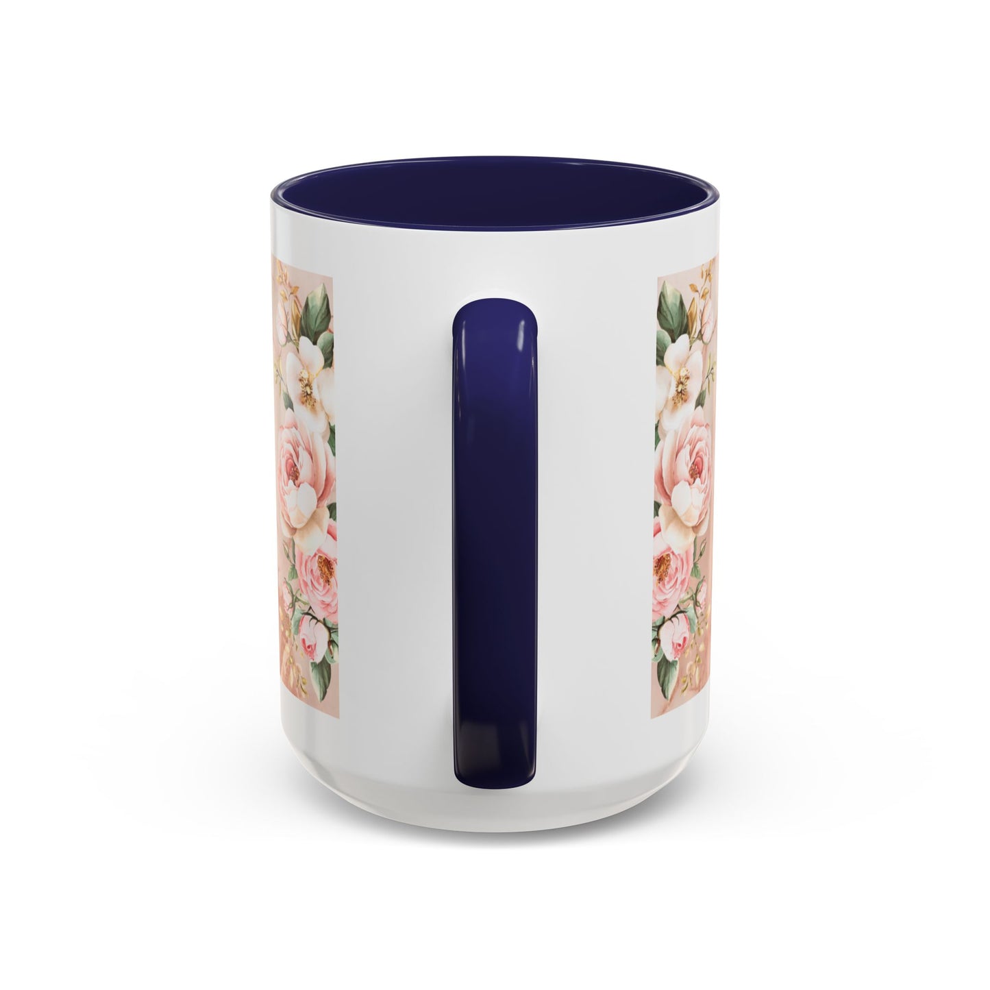 Mother's Heart Floral Accent Coffee Mug – “A Mother's Heart…Where Love Speaks the Loudest” (11/15oz)
