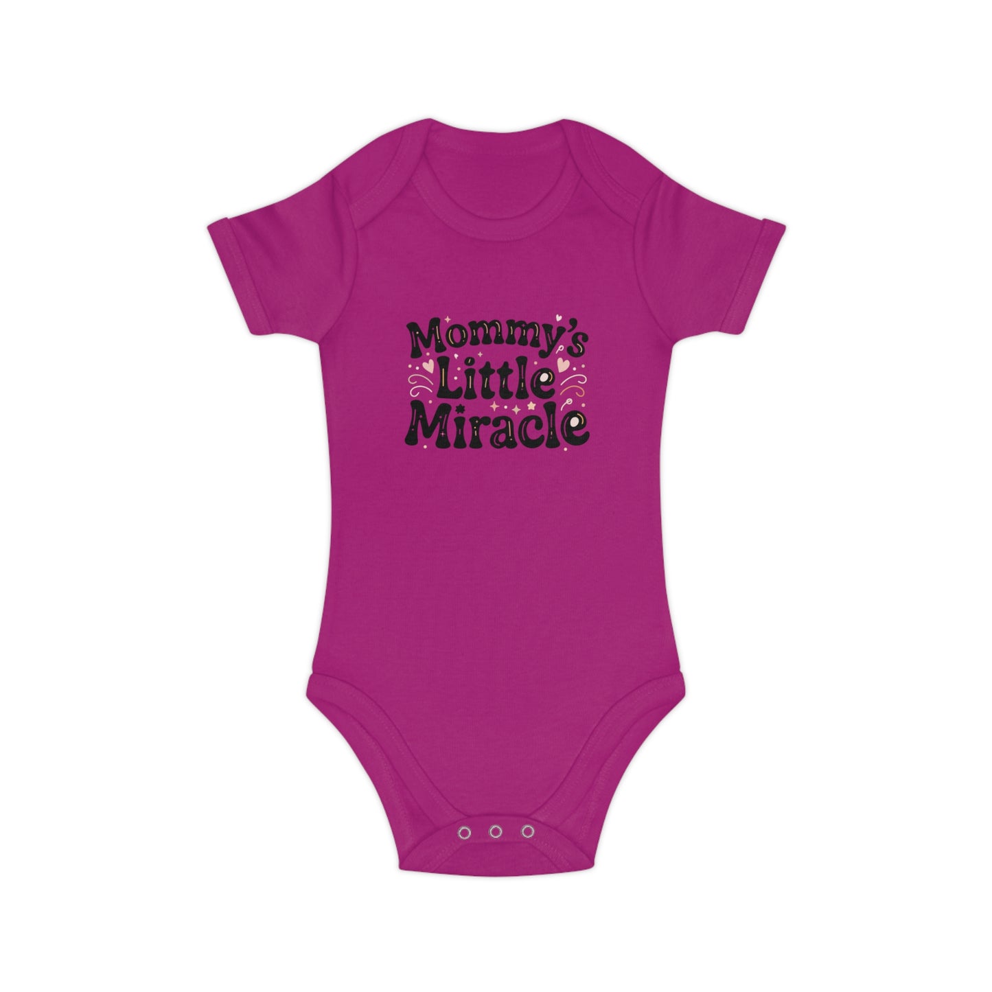 Mommy’s Little Miracle Baby Bodysuit – Newborn Infant Onesie
