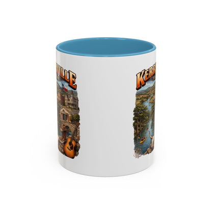 Kerrville Texas Souvenir Coffee Mug — Scenic Riverfront Design (11/15oz)