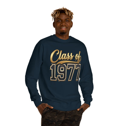 Class of 1977 Sweatshirt — Retro Graduation Reunion Crewneck