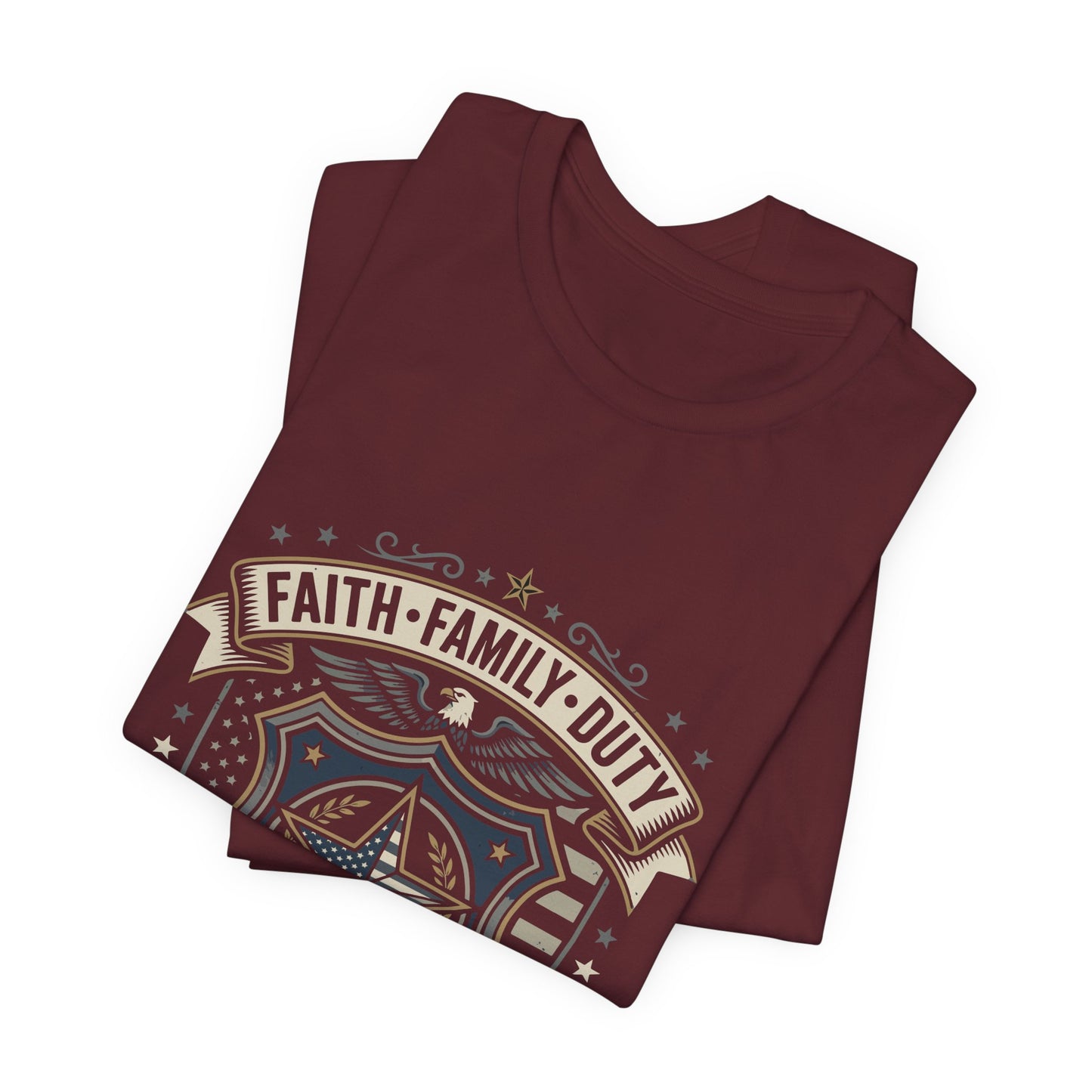 Faith · Family · Duty Shield T‑Shirt