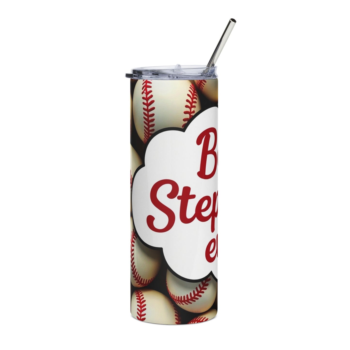 Baseball "Best Step Dad Ever" 20oz Stainless Steel Tumbler