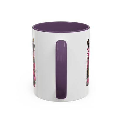 Coffee Mug — "Nails Are My Therapy" Pink Nail Tech Gift