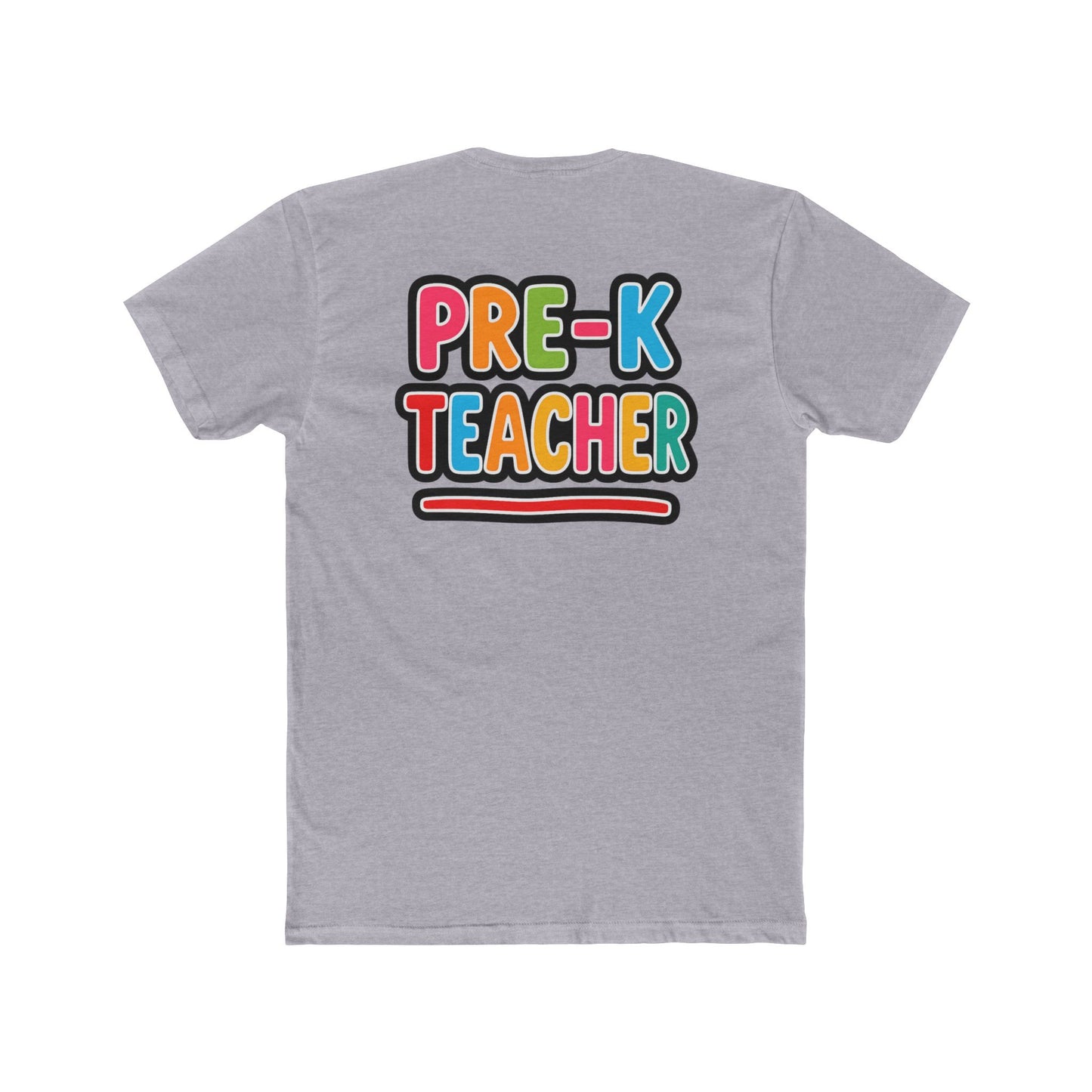 Pre-K Teacher T-Shirt — Colorful Retro Kids Classroom Tee