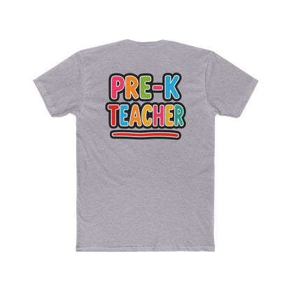 Pre-K Teacher T-Shirt — Colorful Retro Kids Classroom Tee