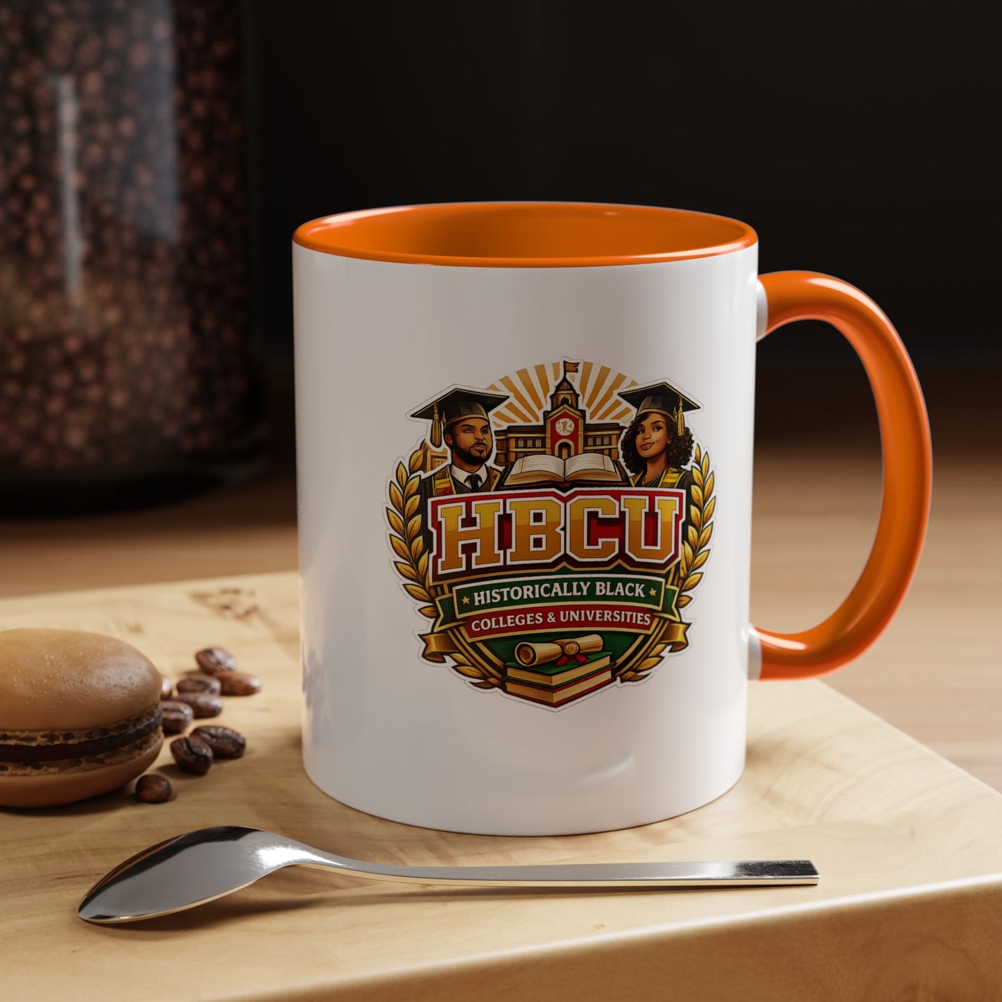 HBCU Pride Accent Coffee Mug — Historically Black Colleges & Universities Graduation Gift