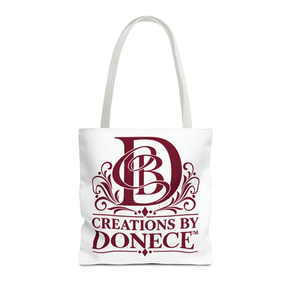Tote Bag — Creations by Donece Logo Tote (Branded Monogram, Everyday Carry)