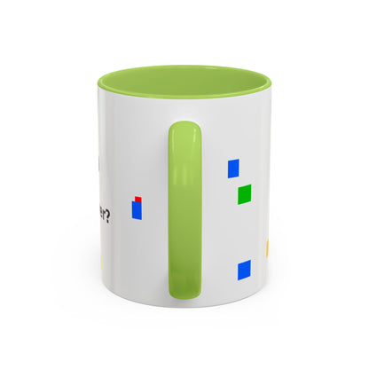 Autism Awareness Coffee Mug - "I Have Autism, What's Your Superpower?" Accent Mug