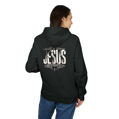 Christian Jesus Hoodie — "Jesus: The Way, The Truth, The Life" Pullover