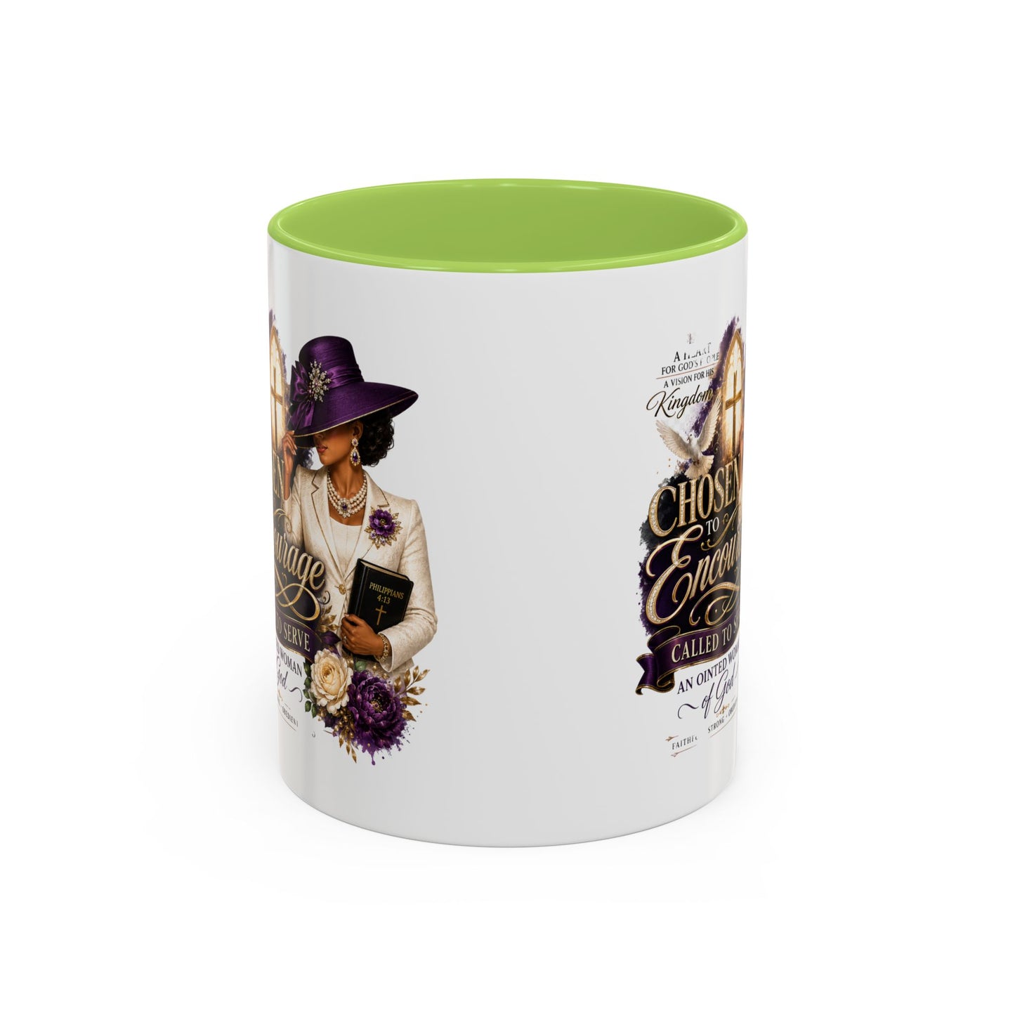 Chosen to Encourage Coffee Mug — Christian Woman Faith Gift (11/15oz)